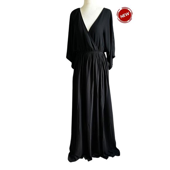 Baltic Born Black Lined Kia Maxi Dress Women's Size Medium NWT | 27-3 - Picture 1 of 7